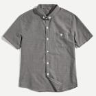 Romwe Men Pocket Detail Solid Shirt