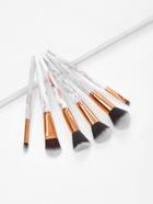 Romwe Watercolor Handle Makeup Brush 6pcs