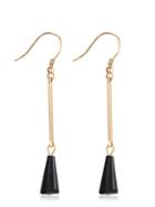 Romwe Contrast Drop Earrings