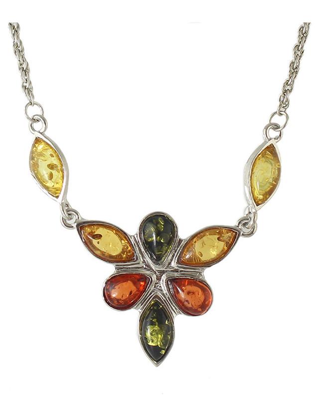 Romwe Colorful Rhinestone Fashion Necklace