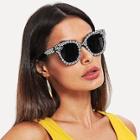 Romwe Star Embellished Sunglasses