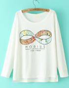 Romwe Mobius Print T-shirt