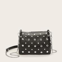 Romwe Nails Details Chain Bag