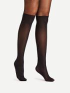 Romwe 20d Two Tone Mesh Tights