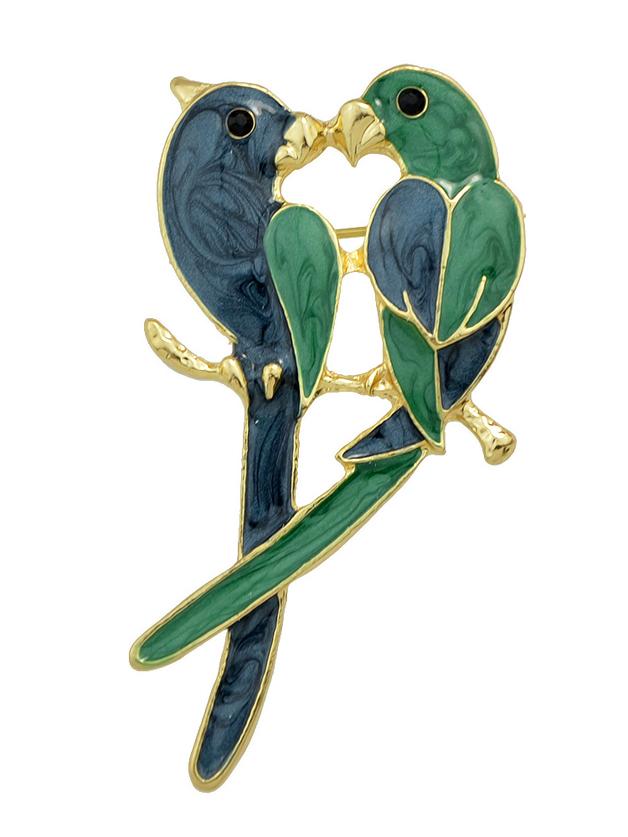Romwe Bird Lovers Big Brooches