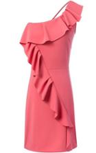 Romwe One-shoulder Ruffle Slim Dress