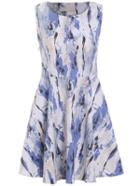 Romwe Ink Print A-line Tank Dress