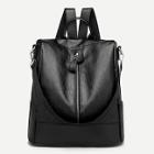 Romwe Zip Front Square Shaped Backpack