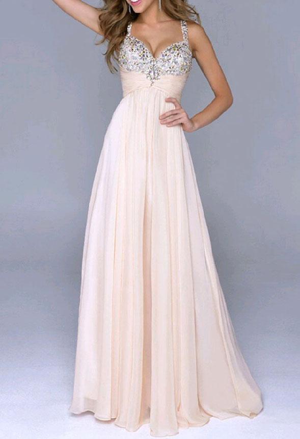 Romwe Deep V Neck With Sequined Maxi Dress