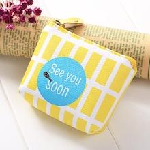 Romwe Slogan Print Coin Purse