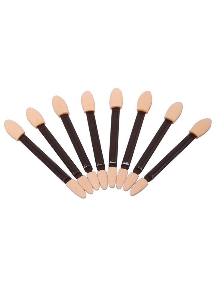 Romwe 8pcs Double-headed Sponge Eye Shadow Brush