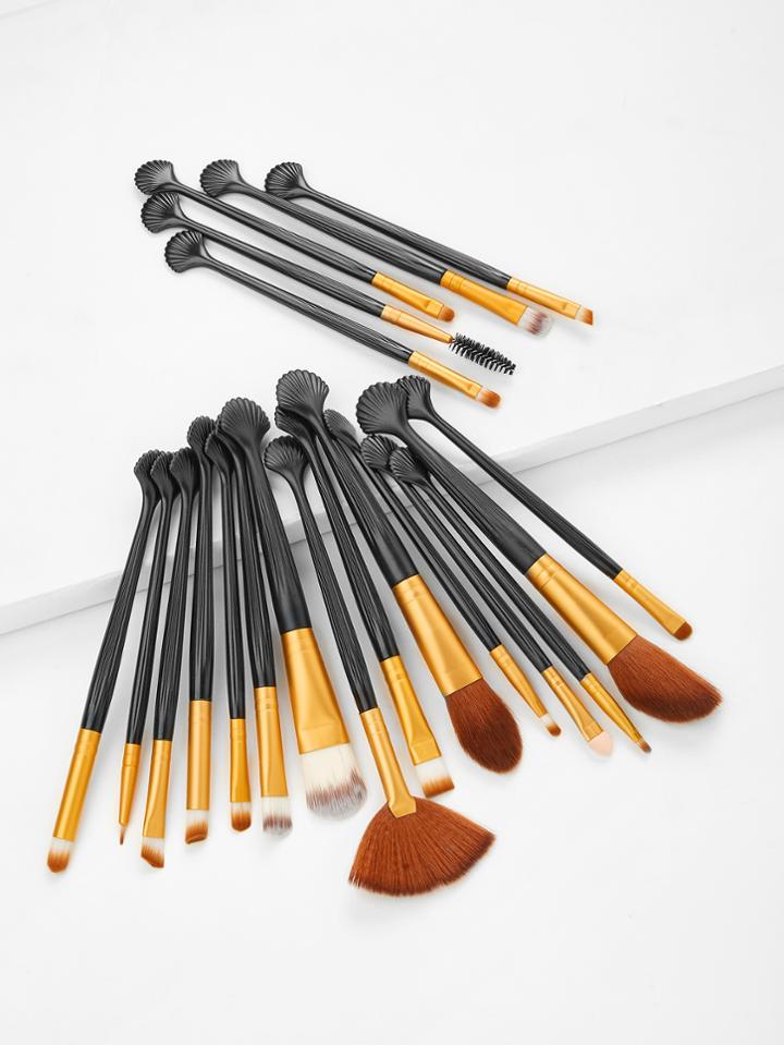 Romwe Shell Shaped Handle Makeup Brush 20pcs