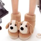 Romwe Plush Dog Fluffy Slippers