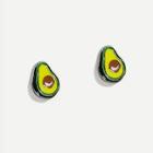 Romwe Avocado Design Stud Earrings