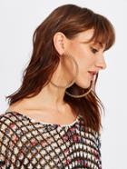 Romwe Big Ring Hoop Earrings