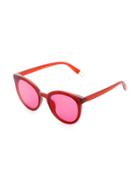 Romwe Red Lens Cat Eye Sunglasses