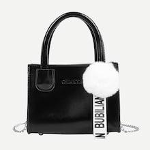 Romwe Pom Pom Decor Grab Bag