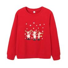 Romwe Christmas Print Sweatshirt