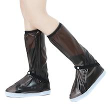 Romwe Zipper Long Waterproof Shoes Cover
