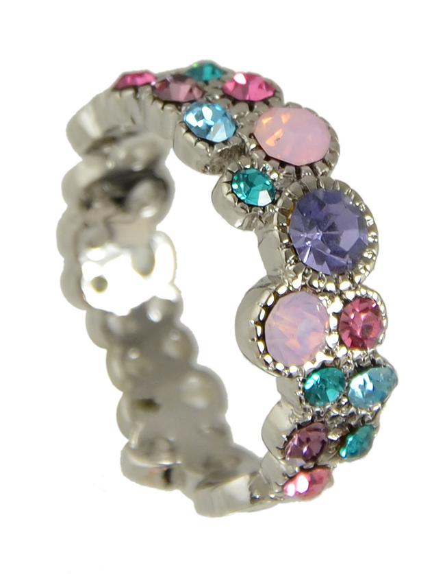 Romwe Silver Rhinestone New Design Ladies Finger Ring