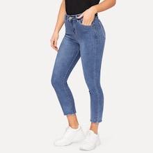 Romwe Wash Faded Jeans