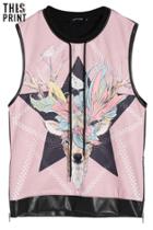 Romwe Romwe Hand-drawn Deer Tank Top