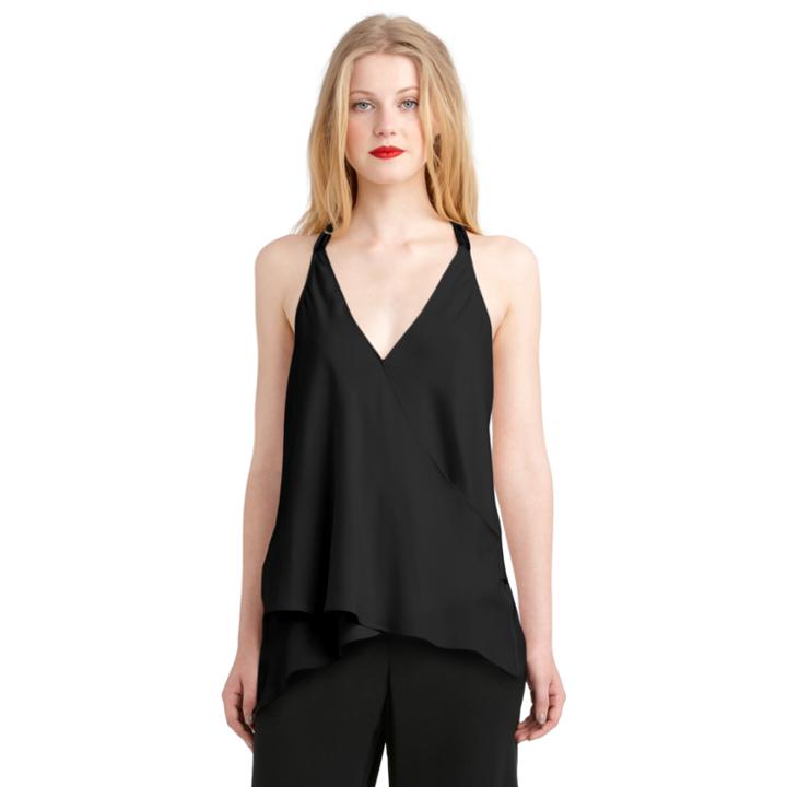 Rachel Rachel Roy The Elsie Top (black, Size Lg)