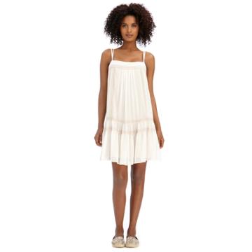 Rachel Rachel Roy Rachel Rachel Roy Drop Waist Dress (white, Size Lg)