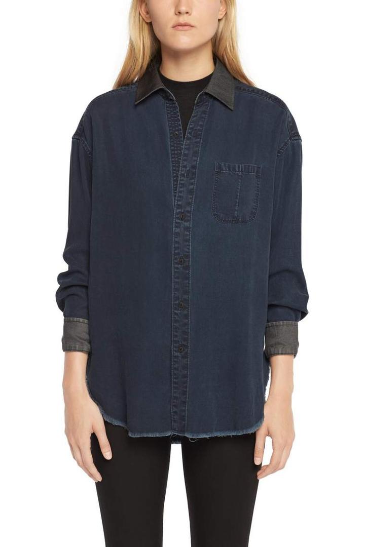 Rag & Bone - Boyfriend Shirt - Indigo - Xxs