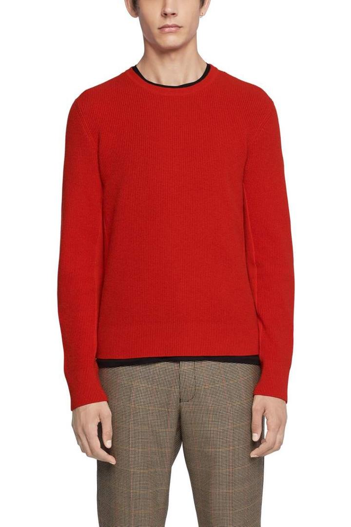 Rag & Bone - Kaden Cashmere Crew - Ribbon Red - Xs