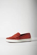 Rag & Bone - Colby Sneaker - Orange Saffiano - 35 / 5