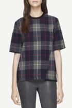 Rag & Bone - Austin Top - Charcoal Plaid - Xs