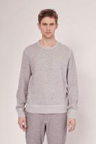 Rag & Bone - Toweling Sweatshirt - Heather Grey - Xs