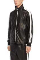 Rag & Bone - Leather Tract Jacket - Black - Xs