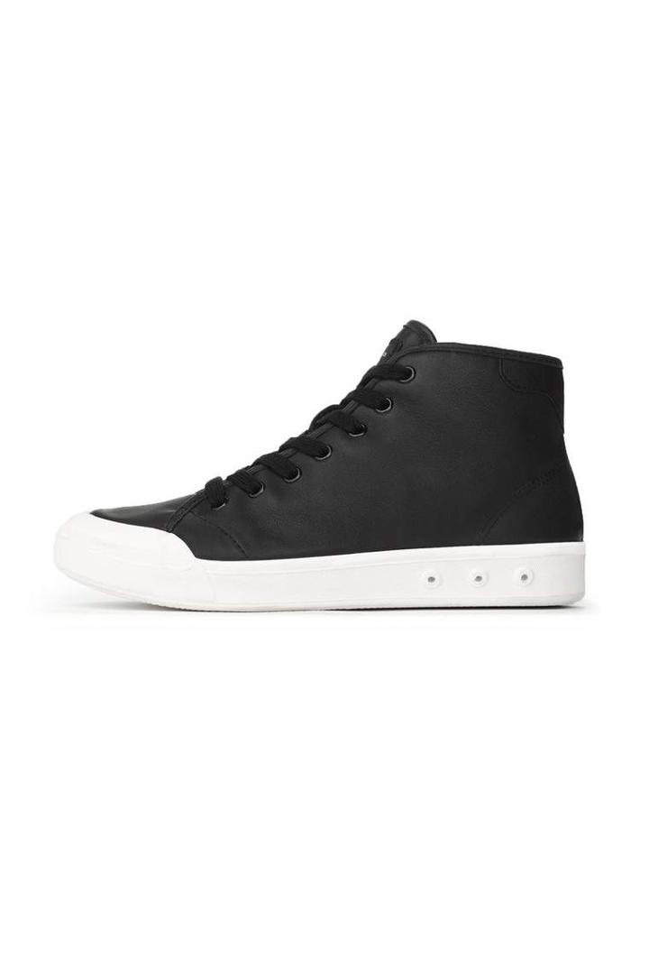 Rag & Bone - Womens Standard Issue High Top - Black Leather - 35 / 5