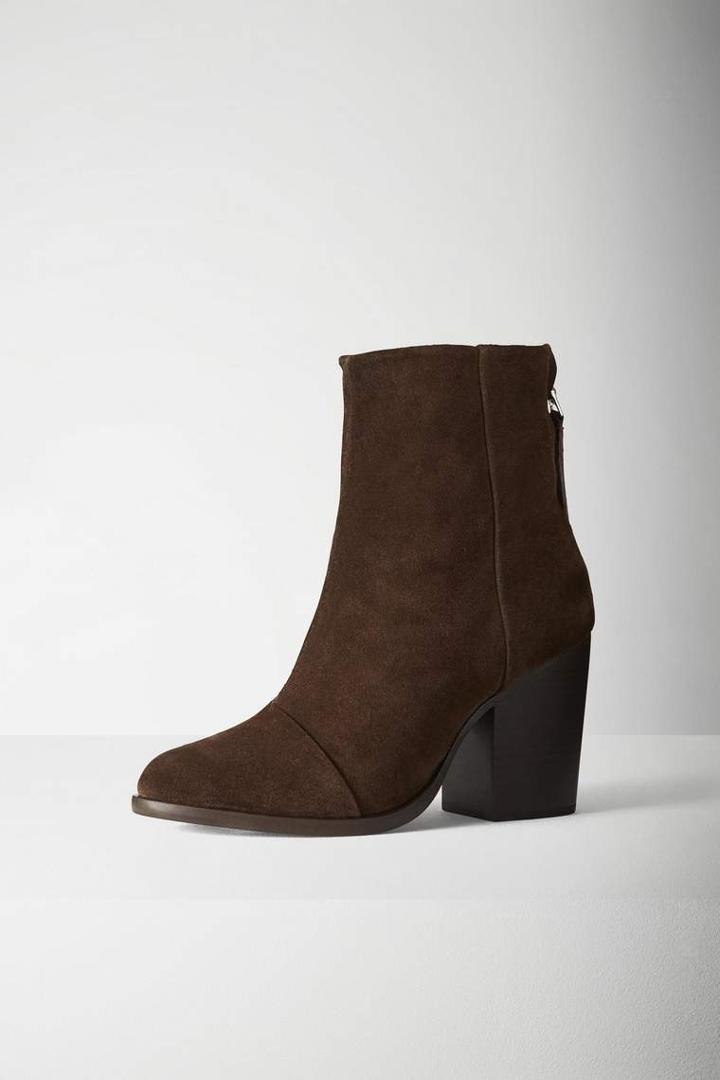 Rag & Bone - Ashby Ankle Boot - Espresso Suede - 35 / 5
