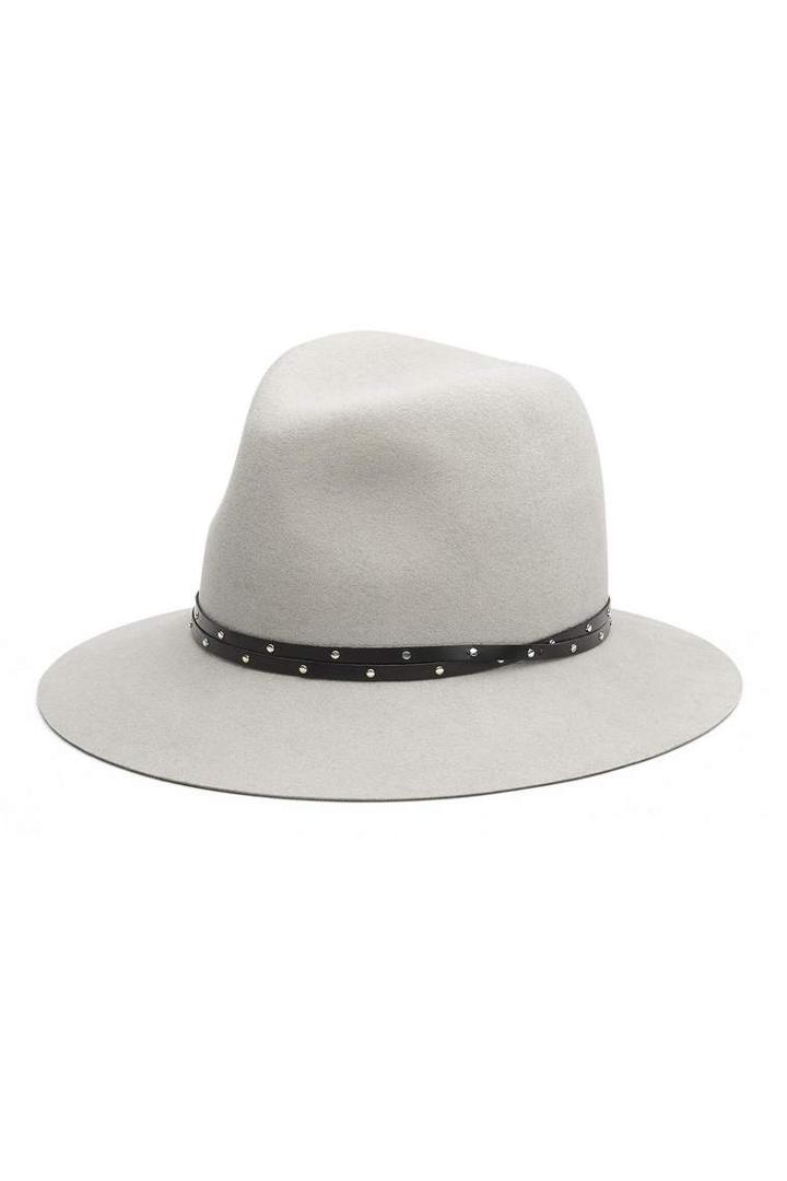 Rag & Bone - Floppy Brim Fedora - Pale Grey - S