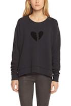 Rag & Bone - Classic Pullover - Heart - Black - Xxs