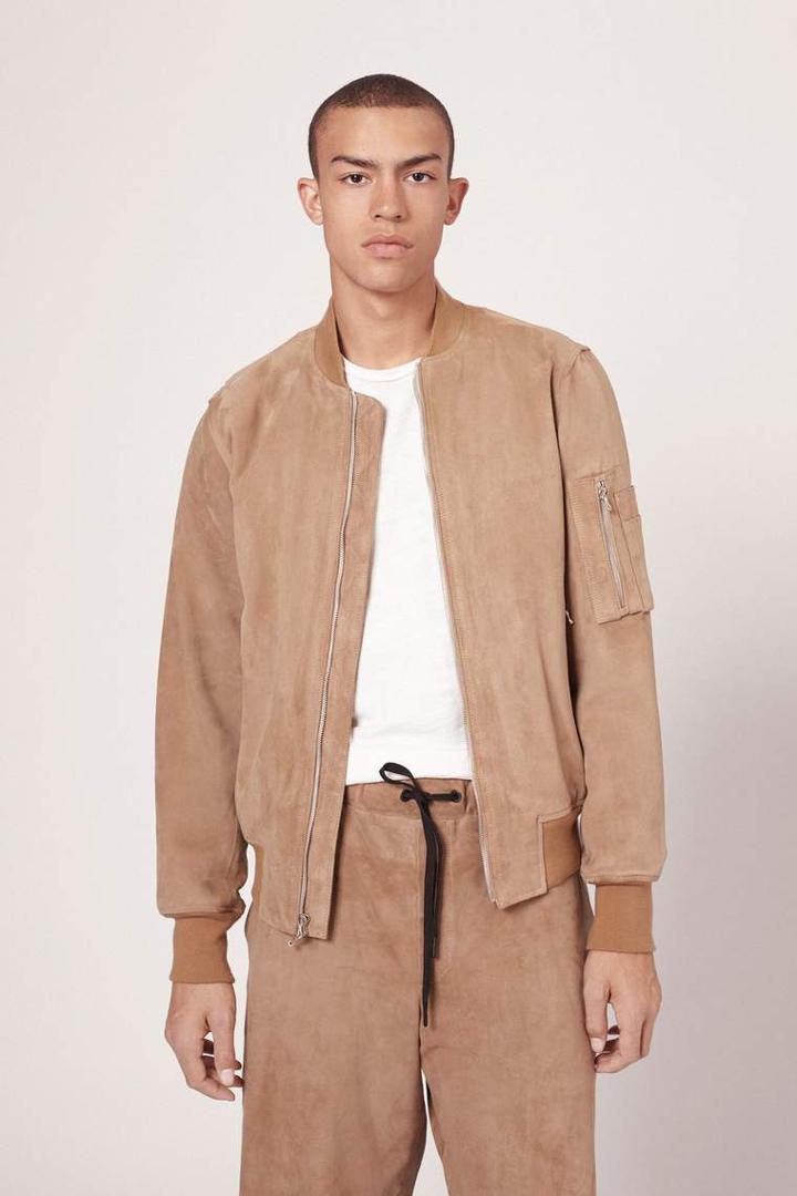 Rag & Bone - Suede Manston Jacket - Raw Umber - Xs