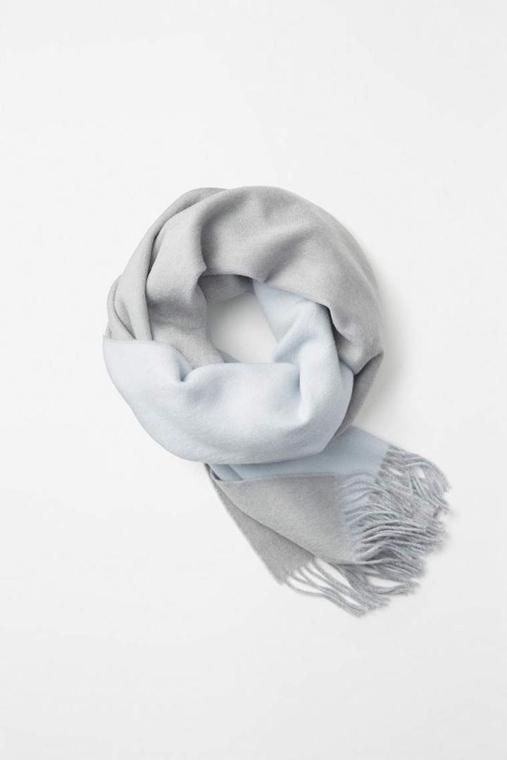 Rag & Bone - Double Face Scarf - Charcoal Multi - One Size