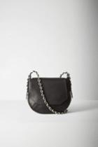 Rag & Bone - Bradbury Mini Flap Chain Hobo - Black - One Size