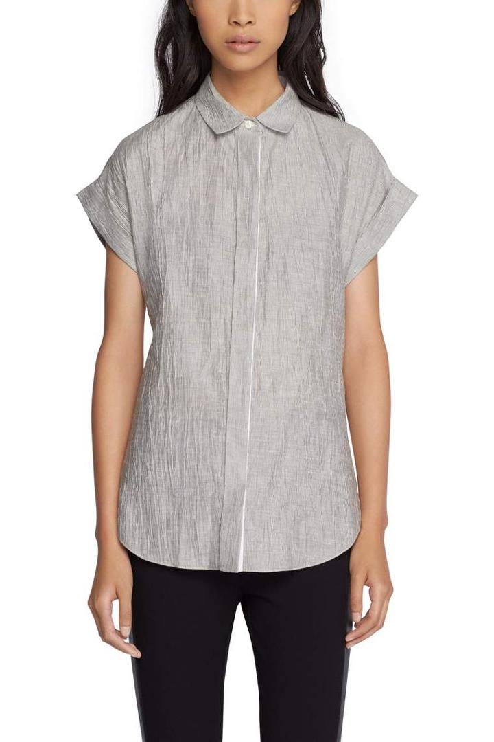Rag & Bone - Ara Tie Back Blouse - Black/ White Stripe - Xxs