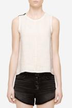 Rag & Bone - Nicole Tank - White Linen - Xxs