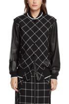 Rag & Bone - Edith Varsity Jacket - Black - 00