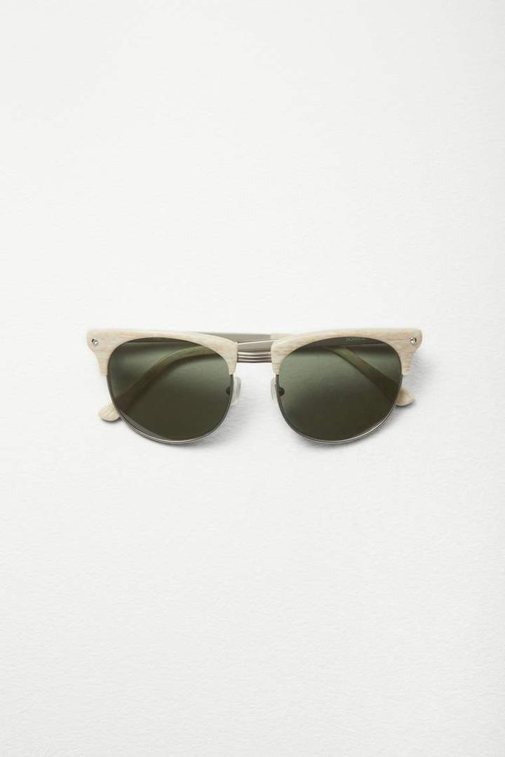 Rag & Bone - Monroe Sunglasses - Bone - One Size