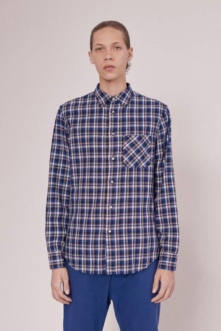 Rag & Bone - Beach Shirt - Blue/black - Xs