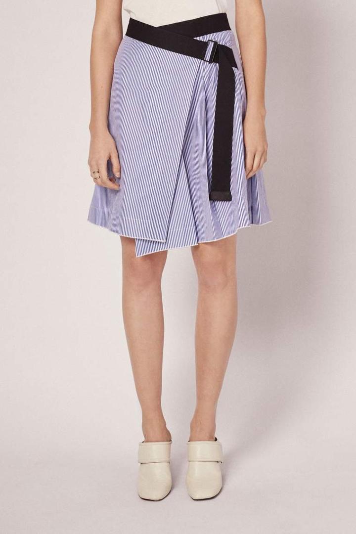 Rag & Bone - Lenna Skirt - Blue Stripe - 00