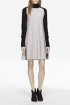 Rag & Bone - Francine Sweater Dress - Light Heather Grey - Xxs