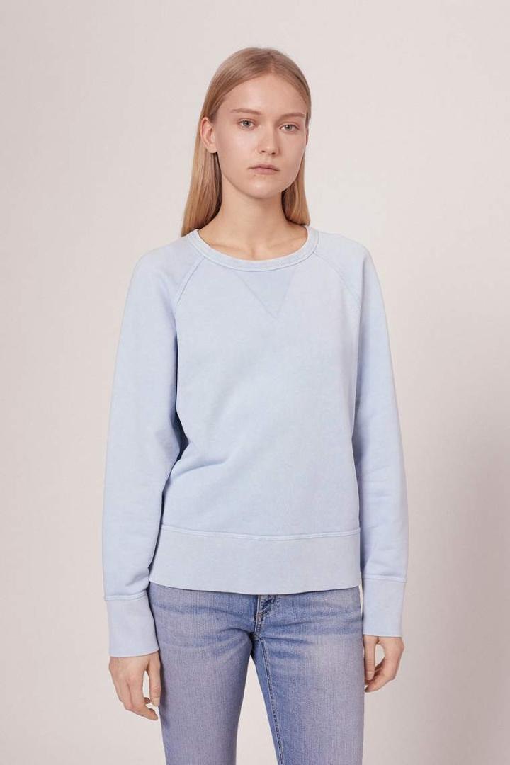 Rag & Bone - Washed Classic Pullover - Fog - Xxs