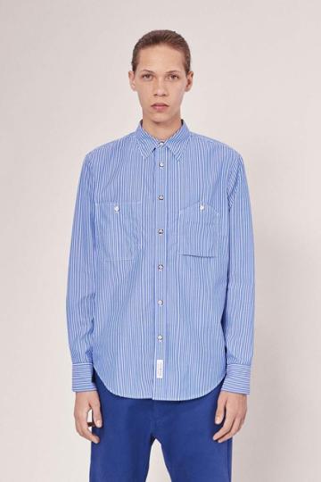 Rag & Bone - Thomsen Shirt - Blue/white - Xs
